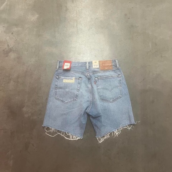 NWT Levi's 501 patch work 150th anniversary‎ jorts - Picture 1 of 6